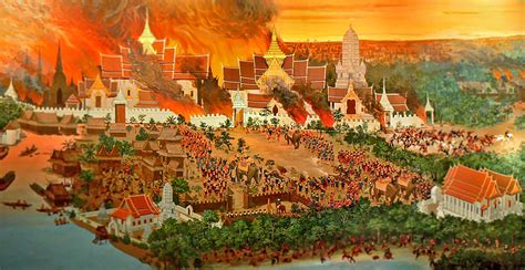 De Kroning van Chakravartin: Een Schitterende Manifestatie van Macht en Traditie in het Ayutthaya Rijk